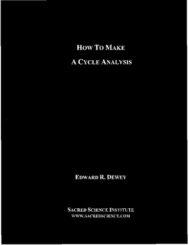 How To Make a Cycle Analysis - Correspondence Course for the Foundation For The Study of Cycles