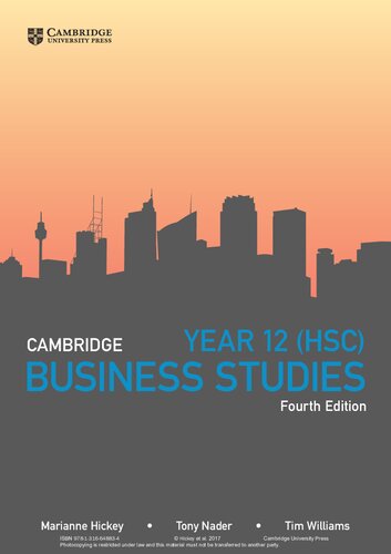 Cambridge HSC Business Studies