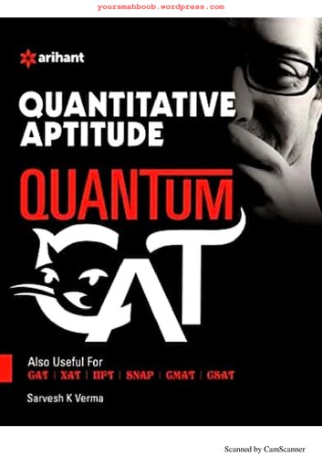 Quantitative Aptitude Quantum Cat