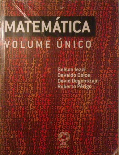 Matemática - Volume único