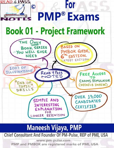 Read And Pass Notes For PMP Exams (Based On PMBOK Guide 6th Edition): The Right Way To Clear PMP Exams