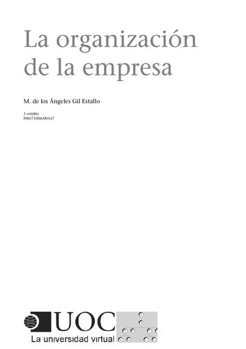 La organización de la empresa