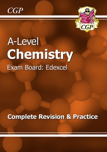 A-Level Chemistry: Edexcel Year 1 & 2 Complete Revision & Practice with Online Edition (CGP A-Level Chemistry)