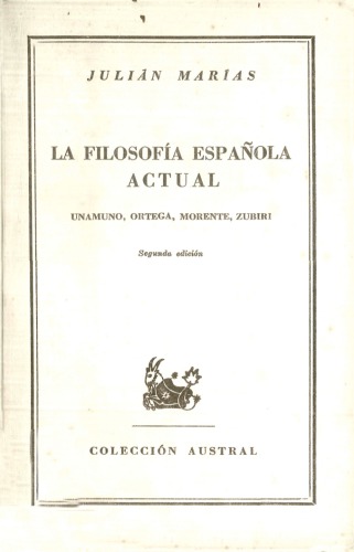 La filosofia espanola actual