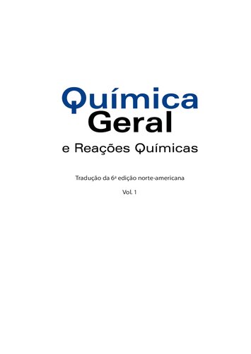 Química Geral e Reações Químicas