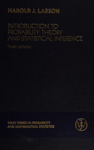 Introduction to Probability Theory and Statistical Inference