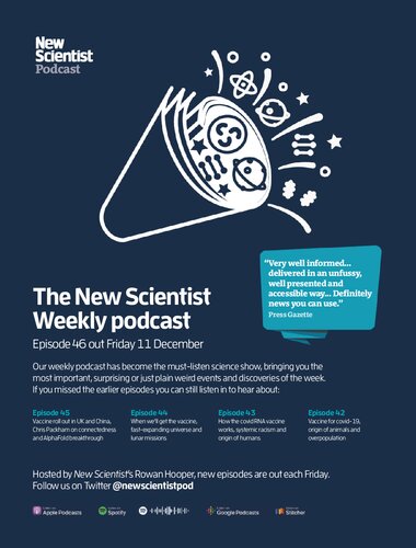 December 12–18, 2020 
New Scientist