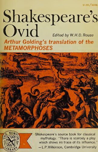 Shakespeare's Ovid: The Metamorphoses