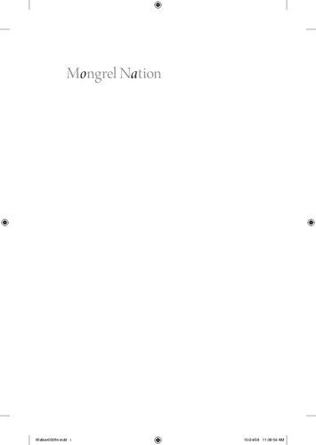 Mongrel Nation: The America Begotten by Thomas Jefferson and Sally Hemings