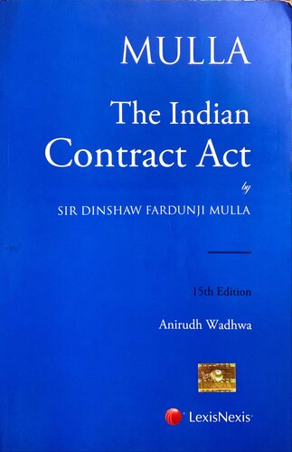 MULLA  The Lndian  Ontract Act