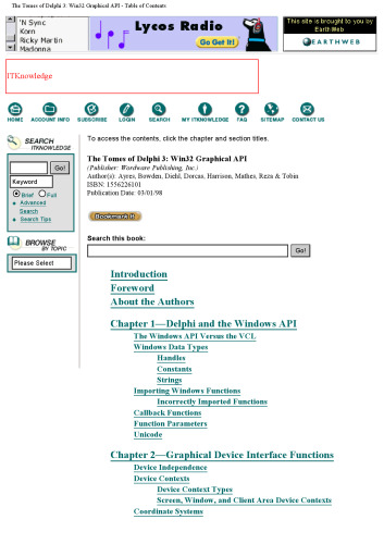 The Tomes of Delphi 3: Win32 Graphical Api