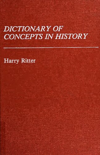 Dictionary of concepts in history