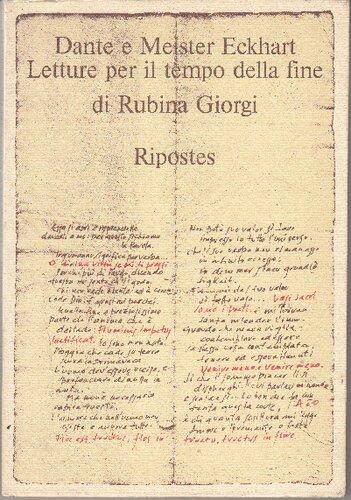 Dante e Meister Eckhart. Letture per il tempo della fine