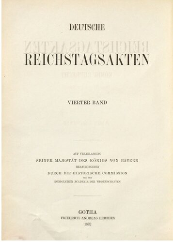 Deutsche Reichstagakten unter König Ruprecht 1400-1401