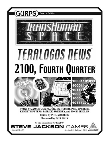 GURPS 4th edition. Transhuman Space: Teralogos News – 2100, Fourth Quarter