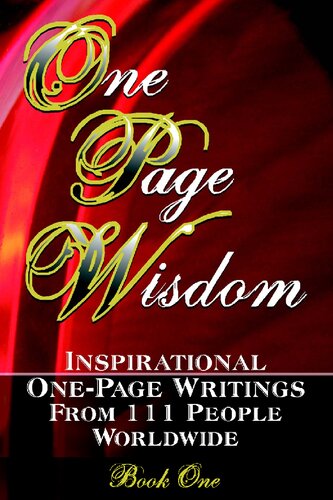 One Page Wisdom: Book One