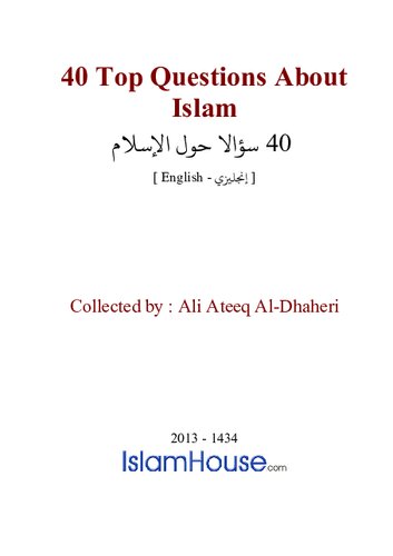 40 Top Questions about Islam