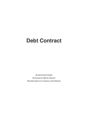 Debt Contract