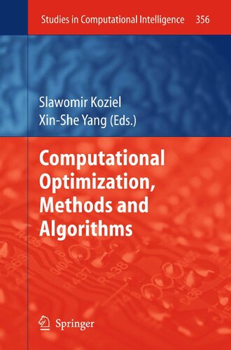 Computational Optimization, Methods andAlgorithms