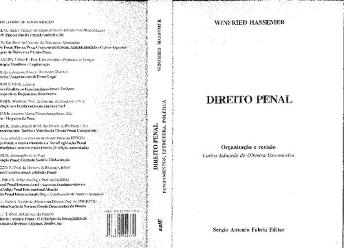 Direito Penal. Fundamentos, Estrutura, Politica