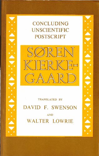 Kierkegaard's Concluding Unscientific Postscript