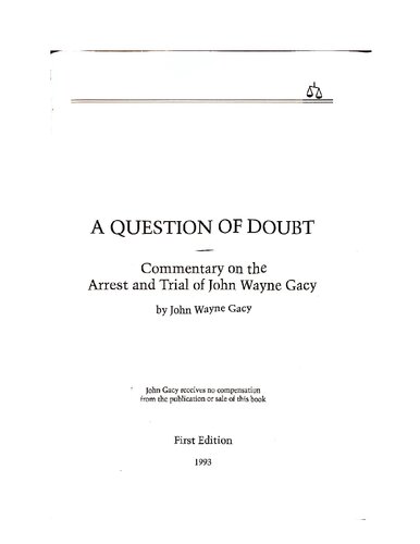 A Question of Doubt: The John Wayne Gacy Story