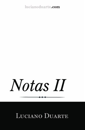 Notas II