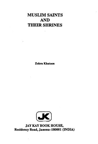 Muslim saints and their shrines