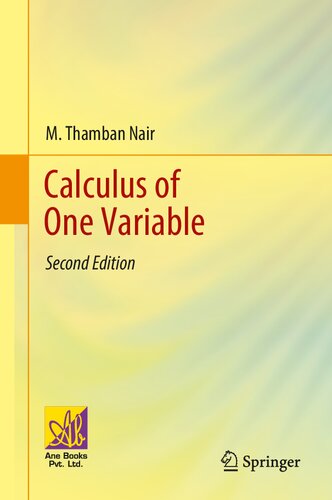 Calculus of one variable