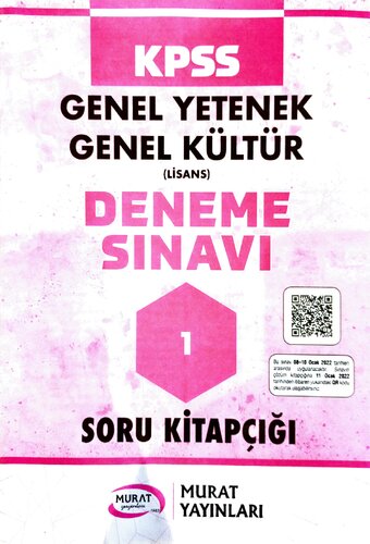 KPSS Genel Kültür - Genel Yetenek Denemesi - KPSS 2022