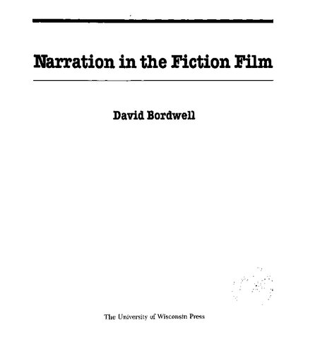 Narration in the Fiction Film