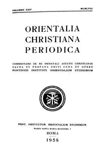 Orientalia Christiana Periodica