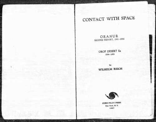 Contact With Space: ORANUR Second Report 1951- 1956, OROP Desert Ea 1954-1955