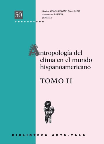 Antropología del Clima en el Mundo Hispanoamericano