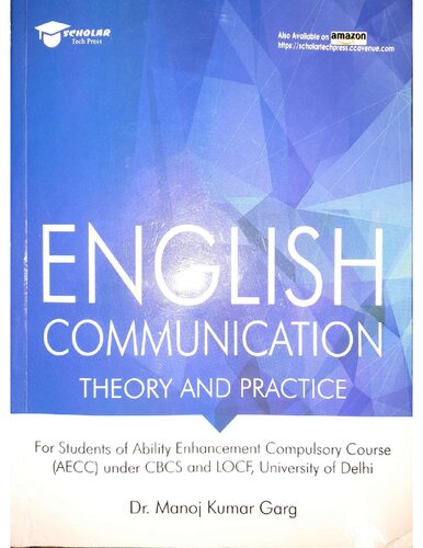 English Communication Theory And Practice