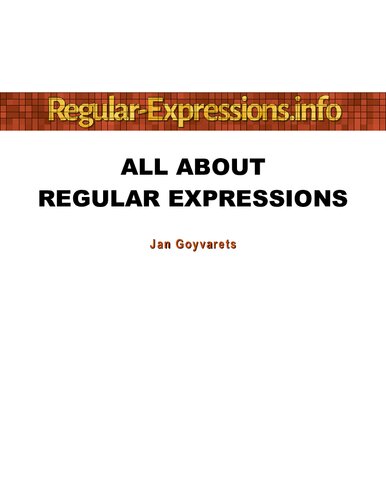 All About Regular Expressions