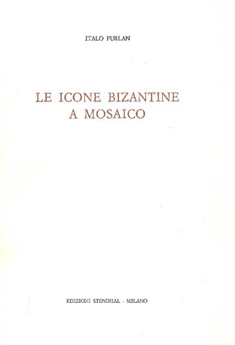 Le icone bizantine a mosaico