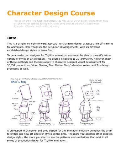 Character Design Course [,  ed.]