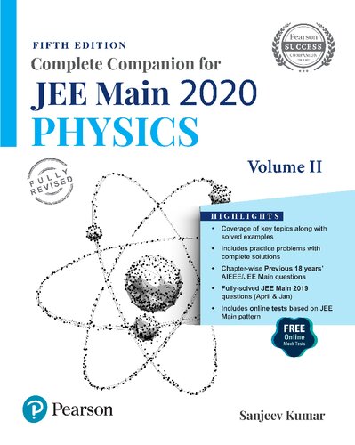 Complete Companion for IIT JEE Main Part 2 Volume II Physics useful for Other Engineering Entrance Examinations