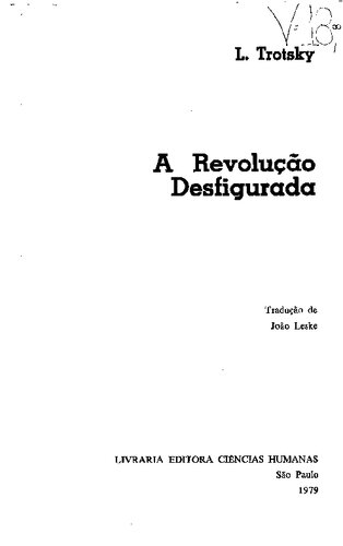 A revolução desfigurada