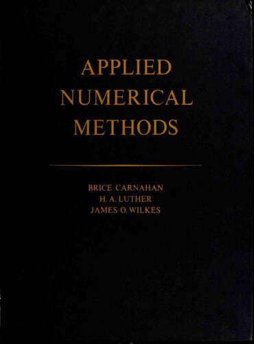 Applied numerical methods