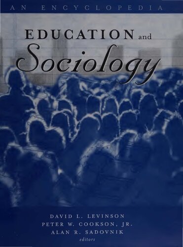 Education and Sociology. An Encyclopedia