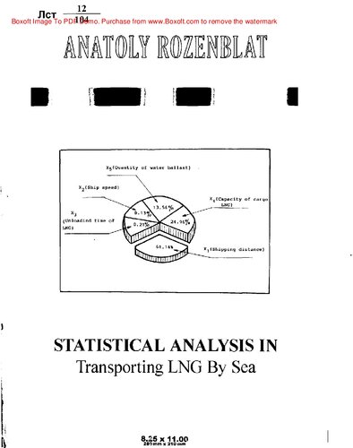 Statistical analysis in transporting LNG by sea [Текст]