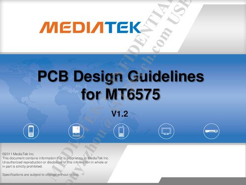 MT6575 PCB Design Guidelines