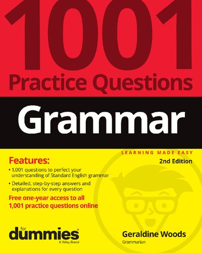 Grammar: 1001 Practice Questions For Dummies (+ Free Online Practice)