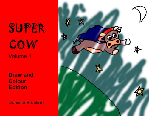 Supercow: Colouring and Drawing Edition