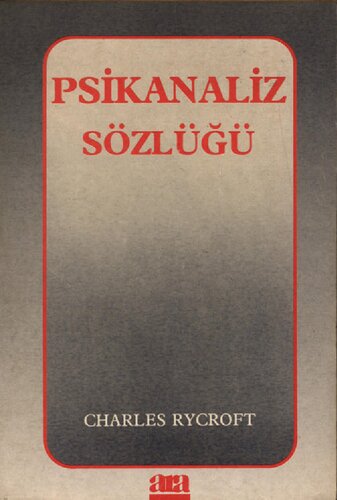 Psikanaliz Sözlüğü