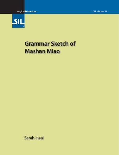 Grammar Sketch of Mashan Miao