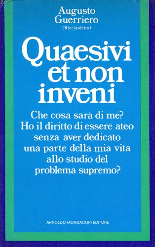 Quaesivi et non inveni