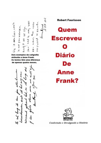 Quem escreveu o diário de Anne Frank?